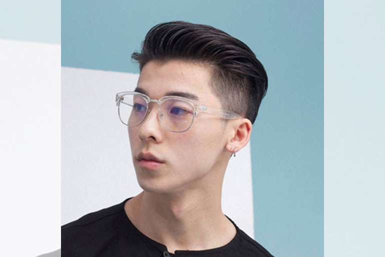 Korean Quiff with Disconnected Undercut