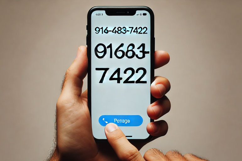 916-483-7422: Spam, Scam, or legit?