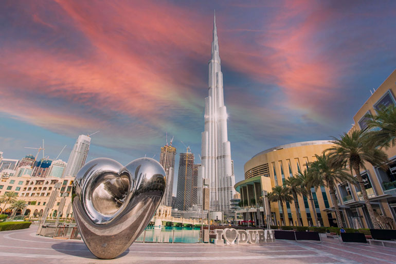 The Burj Khalifa (Dubai, UAE)