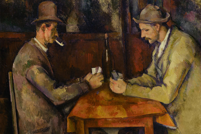 The Card Players Painting